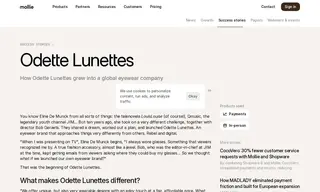Preview of the Odette Lunettes Case Study