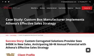 Preview of the Custom Corrugated Box Manufacturer Case Study