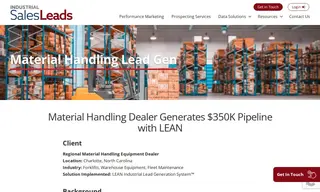 Preview of the Regional Material Handling Equipment Dealer Case Study
