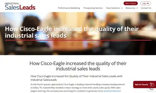 Preview of the Cisco-Eagle Case Study