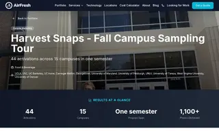 Preview of the Harvest Snaps Case Study