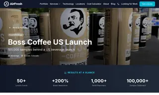 Preview of the Boss Coffee Case Study