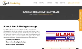 Preview of the Blake & Sons & Moving & Storage Case Study
