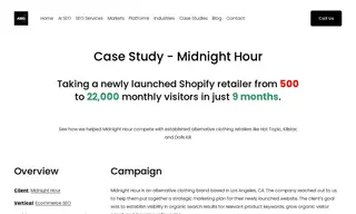Preview of the Midnight Hour Case Study