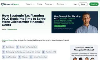 Preview of the Strategic Tax Planning PLLC Case Study