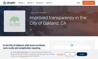 Preview of the City of Oakland Case Study