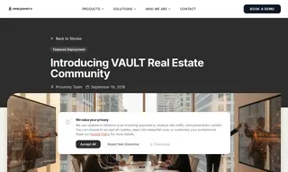 Preview of the Vault Real Estate Community Case Study