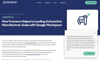 Preview of the Leading Automotive Manufacturer Case Study