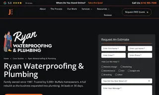 Preview of the Ryan Waterproofing & Plumbing Case Study