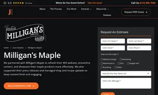 Preview of the Milligan’s Maple Case Study