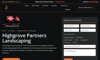 Preview of the Highgrove Partners Landscaping Case Study