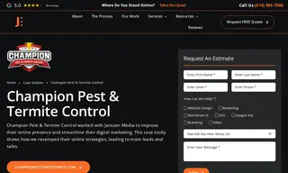 Preview of the Champion Pest & Termite Control Case Study