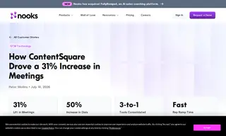Preview of the Contentsquare Case Study
