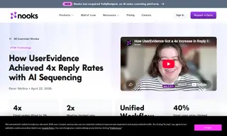 Preview of the UserEvidence Case Study