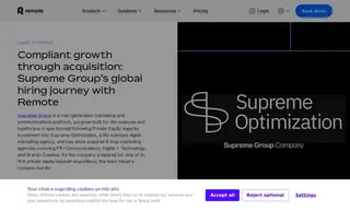 Preview of the Supreme Group Case Study