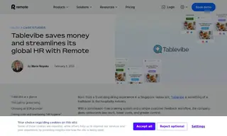 Preview of the Tablevibe Case Study