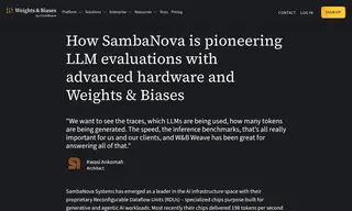 Preview of the SambaNova Systems Case Study