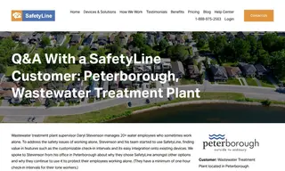 Preview of the Wastewater Treatment Plant in Peterborough Case Study