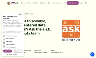 Preview of the a.s.k. Datenschutz Case Study
