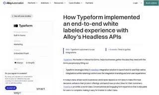 Preview of the Typeform Case Study