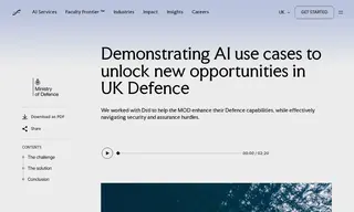 Preview of the Ministry of Defence Case Study