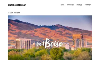 Preview of the Visit Boise Case Study