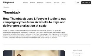 Preview of the Thumbtack Case Study
