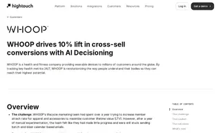 Preview of the WHOOP Case Study