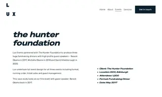 Preview of the The Hunter Foundation Case Study
