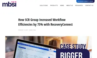 Preview of the SCR Case Study