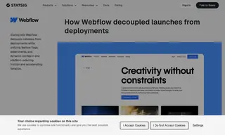 Preview of the Webflow Case Study