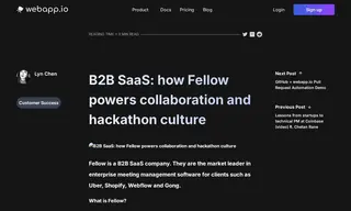 Preview of the Fellow Case Study