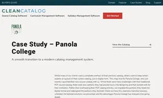 Preview of the Panola College Case Study