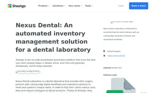 Preview of the Nexus Dental Laboratory Case Study