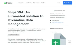 Preview of the ShipsDNA Case Study
