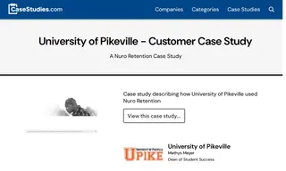 Preview of the University of Pikeville Case Study