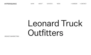 Preview of the Leonard Truck Outfitters Case Study