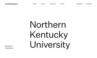 Preview of the Northern Kentucky University Case Study