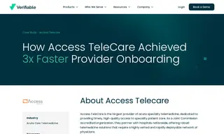 Preview of the Access TeleCare Case Study