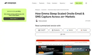 Preview of the Emma Sleep Case Study