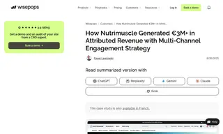 Preview of the Nutrimuscle Case Study