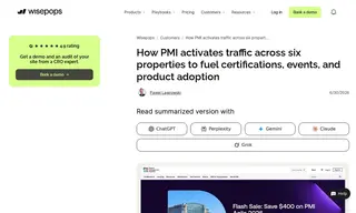 Preview of the Project Management Institute (pmi) Case Study