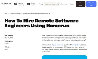 Preview of the Remote Crew Case Study