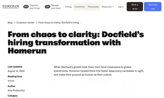 Preview of the Docfield Case Study