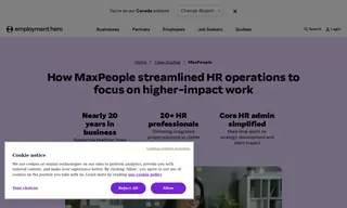 Preview of the MaxPeople Case Study