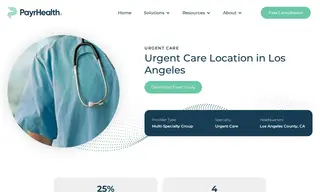 Preview of the Urgent Care Location in Los Angeles Case Study