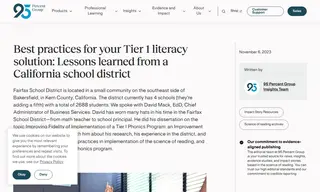 Preview of the Fairfax School District Case Study