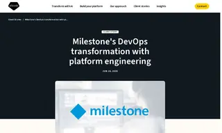 Preview of the Milestone Systems Case Study