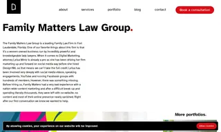 Preview of the Family Matters Law Group Case Study