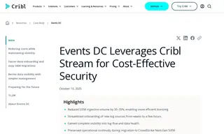 Preview of the Events DC Case Study
